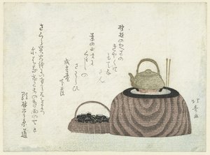Tea kettle on the stove