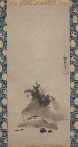 Haboku (Flung-ink) Landscape