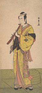 Ichikawa Bennosuke as a Man in Komuso Attire by Shunsho