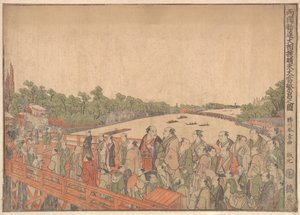 Ryogoku Kanjin Osumo sei-ten oatari hanjo no zu