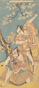 Scene From The Drama Otokoyama Yunzei Kurabe by Shunsho