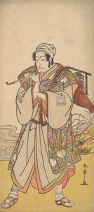 The Actor Danjuro III as an Itinerant Peddler by Shunsho