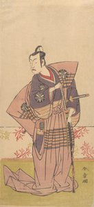 The Actor Matsumoto Koshiro 2nd as a Samurai
