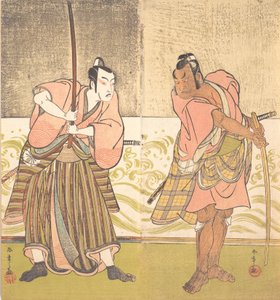 The Actor Sakata Hangoro II and the Actor Matsumoto Koshiro IV