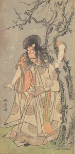 The Fifth Ichikawa Danjuro as a Court Noble Kuge, 1773 by Shunsho
