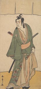 The Second Ichikawa Monnosuke in the role of Soga no Juro Sukenari, 2nd month, 1785