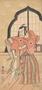 The Third Ichikawa Danzo as a Samurai Dressed in a Ceremonial Kamishimo by Shunsho