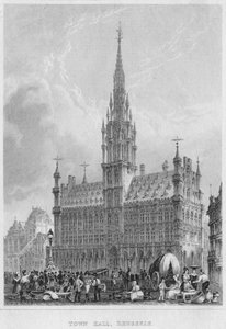 Town Hall, Brussels by Shury and Son