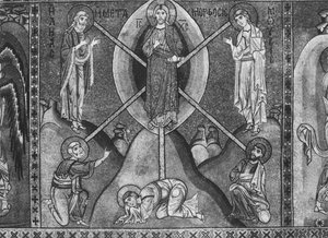 Jesus Christ at Mount Tabor by Sicilian School