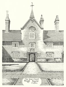 The Inner Court, Whitgift Hospital, Croydon by Sidney Heath