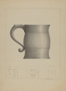 Pewter Mug by Sidney Liswood