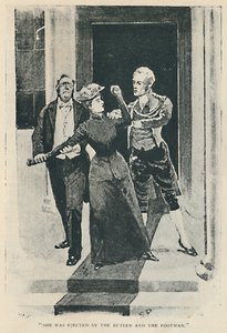 She Was Ejected By The Butler And The Footman, 1892 by Sidney Paget