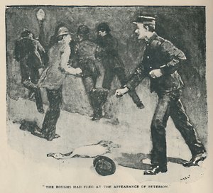 The Roughs Had Fled at the Appearance of Peterson by Sidney Paget