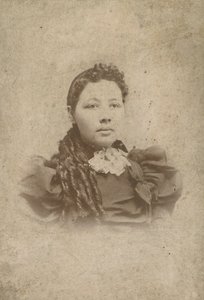 Cabinet Card of an Unidentified Member of the Vass Family by Sidney Rufus Alley