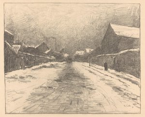 Snowy Street by Siebe Johannes ten Cate