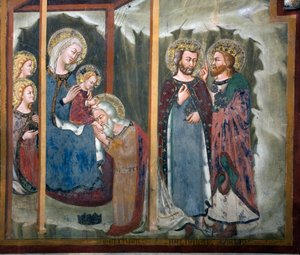 Adoration of the Magi by Sienese School