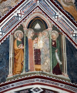 Presentation at the Temple: The Holy Family in Front of Symeon by Sienese School
