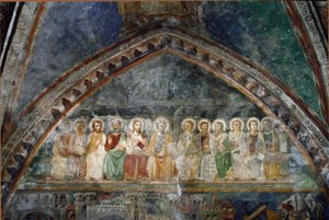 The Twelve Apostles (Detail) by Sienese School