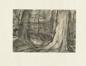 View Between Trees by Sientje Mesdag van Houten