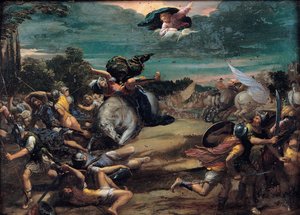 The Conversion on the Way to Damascus by Sigismondo Scarsellino