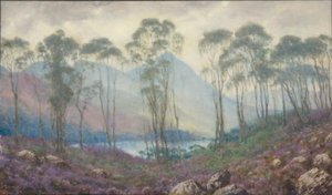 A Scottish Landscape by Sigismund Christian Hubert Goetze