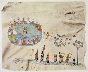The Shoshone Sun Dance by Silver  Horn