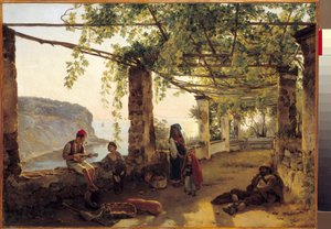 Landscape Near Sorrento on the Amalfi Coast