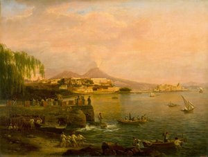 View of Naples from Villa Reale