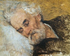 Giuseppe Mazzini dying