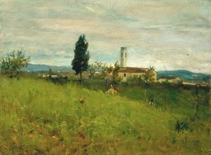 Little church in the countryside, c.1877