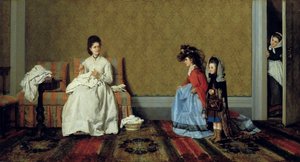 Little Girls Playing the Ladies