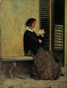 Reading by Silvestro Lega