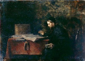 Scientist in his Study by Simeon Buchbinder