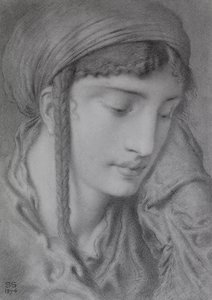 A Hebrew girl by Simeon Solomon