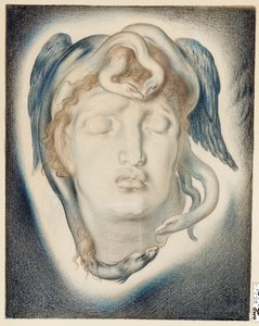 The Head of Medusa, 1884 by Simeon Solomon
