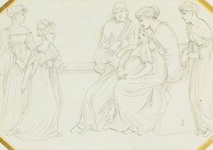 The Little Improvisatrice, 1867 by Simeon Solomon