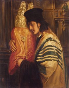 Young Rabbi holding the Torah