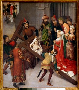 The Miracle of the True Cross by Simon (follower of) Marmion