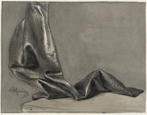 Drapery Study by Simon Andreas Krausz