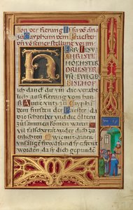 Border with Jeremiah before Jehoiakim by Simon Bening