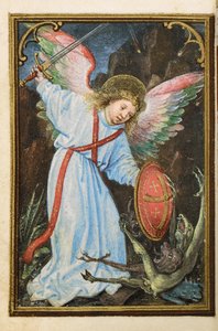 Folio from a miniature Book of Hours, use of Rome, Bruges, 1530-35 by Simon Bening