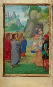 The Raising of Lazarus by Simon Bening