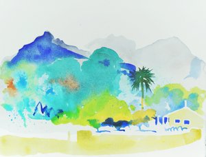 Road to Soller, 2015 by Simon Fletcher