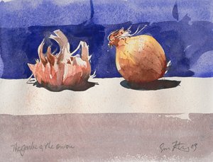 The Garlic and the Onion, 2003 by Simon Fletcher