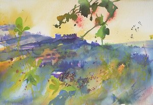 Three Houses Montalcino, Italy, 2003 by Simon Fletcher