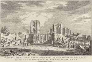 Ruins of the Great Church of Bergen op Zoom, 1748
