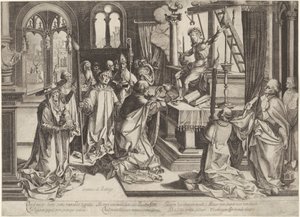 Mass of Saint Gregory by Simon Frisius
