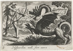 Hercules Killing the Dragon Ladon