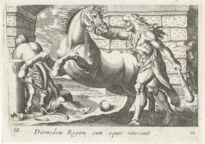 Hercules Tames the Horses of Diomedes
