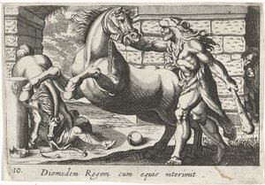 Hercules Tames the Horses of Diomedes